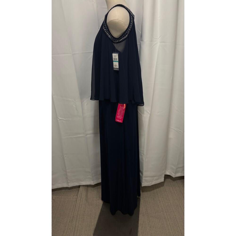 NWT Alex Evenings mother of the bride groom, navy dress size 16 - Picture 6 of 16